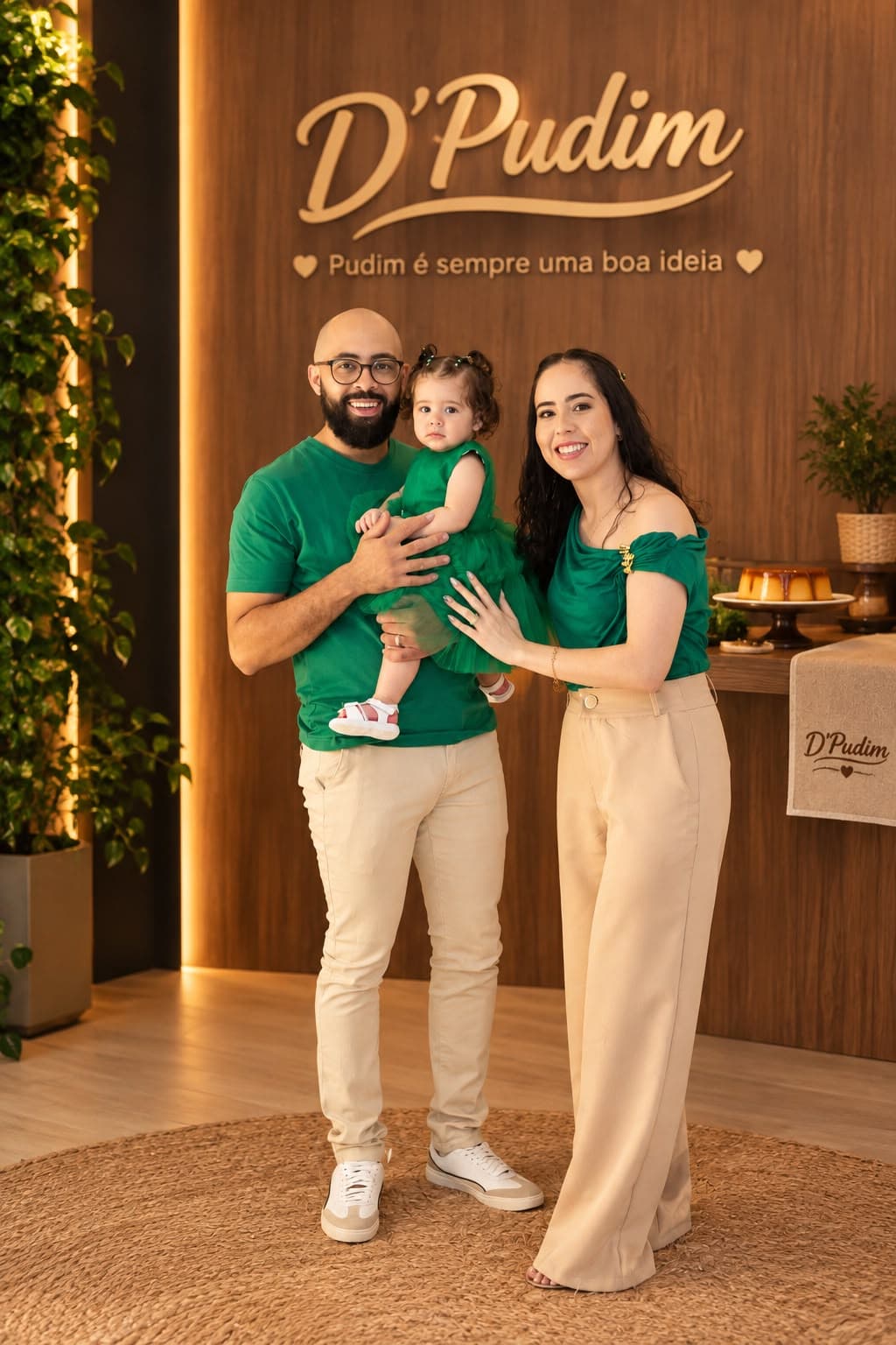 A família da D'Pudim reunida